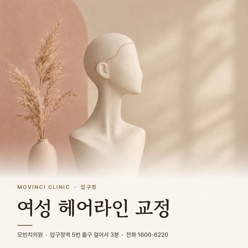 여성 헤어라인 교정