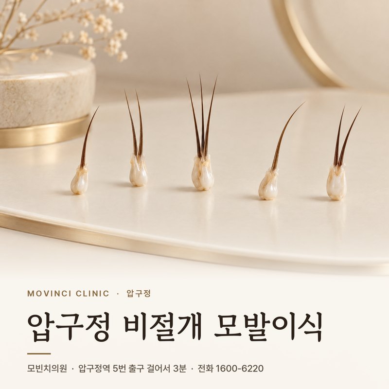 압구정 비절개 모발이식